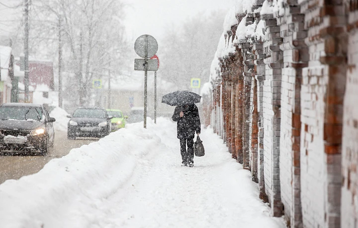 В Тульской области 14 и 15 декабря объявлено метеопредупреждение из-за метели и снежных заносов