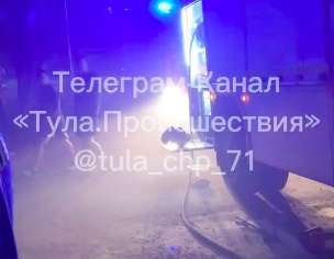 Во время пожара в прачечной в Туле эвакуировали 10 человек