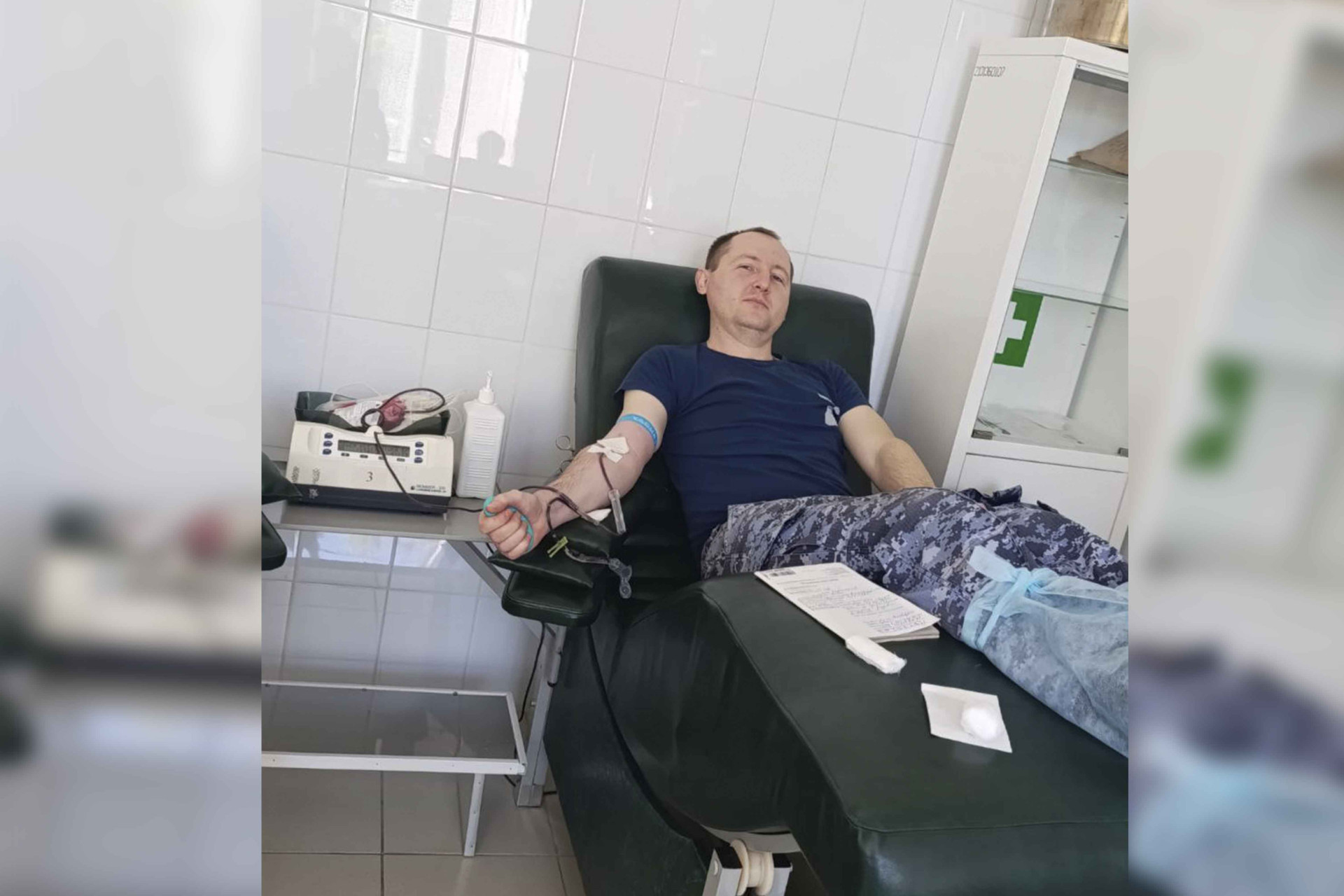 Тульские росгвардейцы приняли участие в донорской акции "От сердца к сердцу"