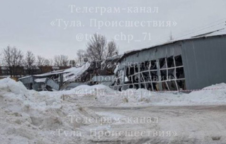 Соцсети: в промкомплексе Скуратово Чернского района обрушился ангар