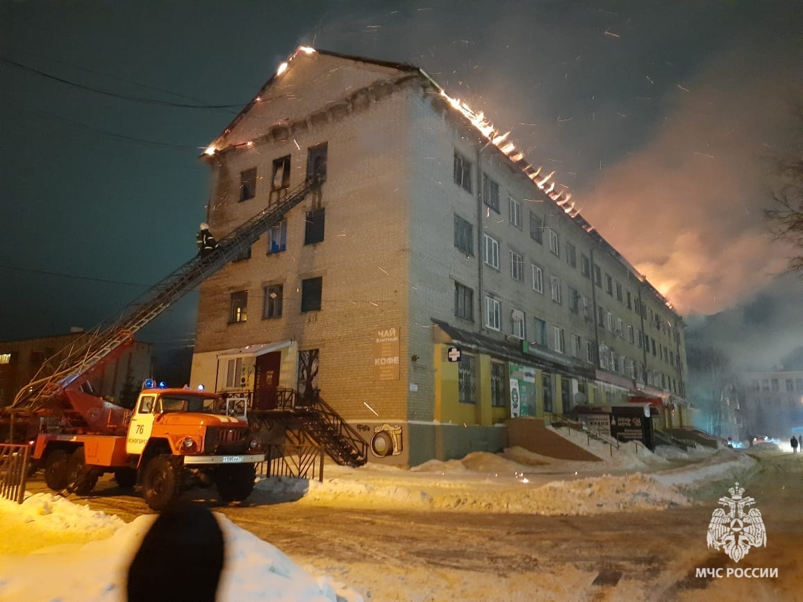 Стали известны подробности пожара в ясногорском общежитии