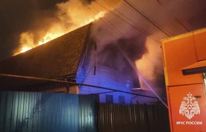 В тульском Заречье на пожаре пострадал 49-летний мужчина