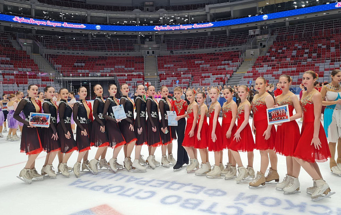 Тульские фигуристки вошли в десятку сильнейших на Всероссийских соревнованиях