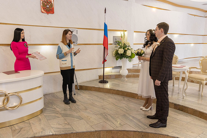 В первые дни января 2024 года в Тульской области поженились 22 пары