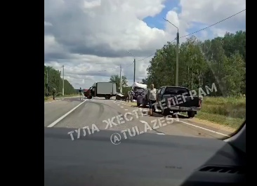 На Венёвском шоссе в Тульской области произошло ДТП с «Газелями»