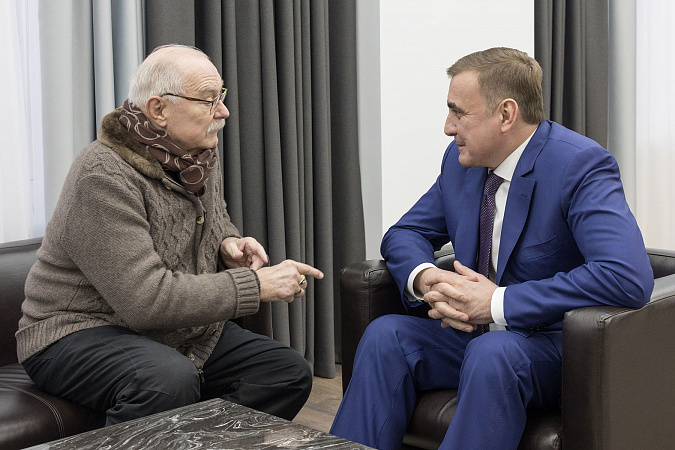 Алексей Дюмин встретился с Никитой Михалковым