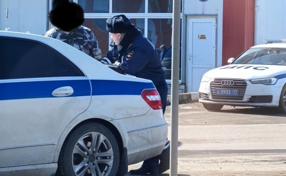 В Новомосковска Тульской области заметили инспекторов ДПС из Москвы
