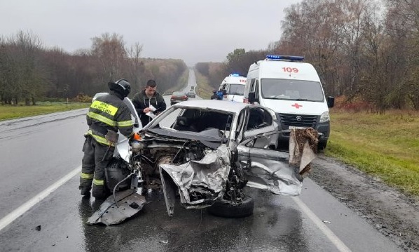 В Чернском районе столкнулись четыре автомобиля, пострадали пять человек