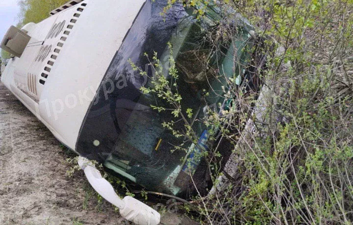 СКР начал расследование по факту опрокидывания автобуса у Одоева
