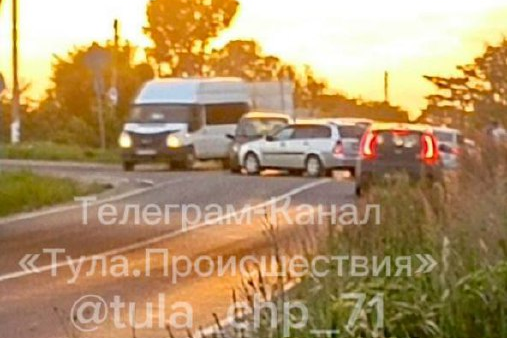 В тульской деревне Барсуки произошло ДТП