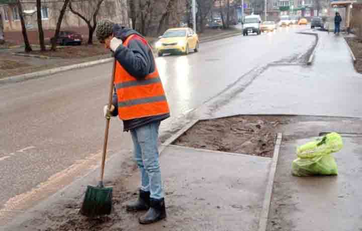 180 кубометров смета вывезли за сутки с улиц Тулы
