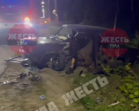 В Заокском районе Тульской области водитель устроил массовое ДТП и скрылся