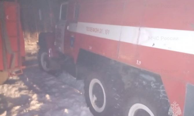 На пожаре в Кимовске погиб один человек