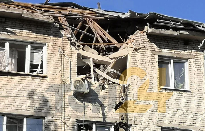 Жилой дом по улице Металлургов в Туле восстанавливают после атаки БПЛА