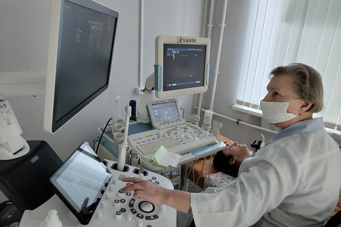 В Ефремовскую больницу поступил новый аппарат УЗИ
