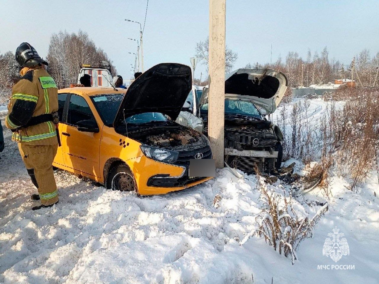 1 января в Тульской области потушили пять пожаров и ликвидировали последствия пяти ДТП