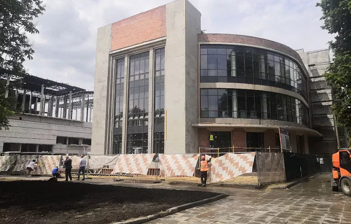 Строительство здания фондохранилища музейного объединения в Туле завершено на 62%