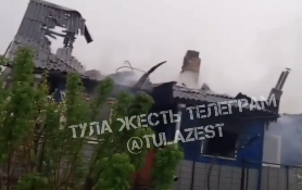 В Донском Тульской области произошел пожар в частном доме