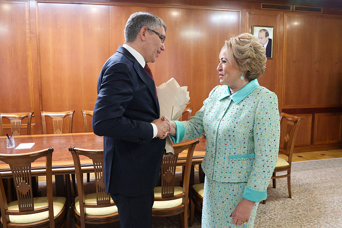 Председатель Совфеда Матвиенко отметила экономический рост Тульской области