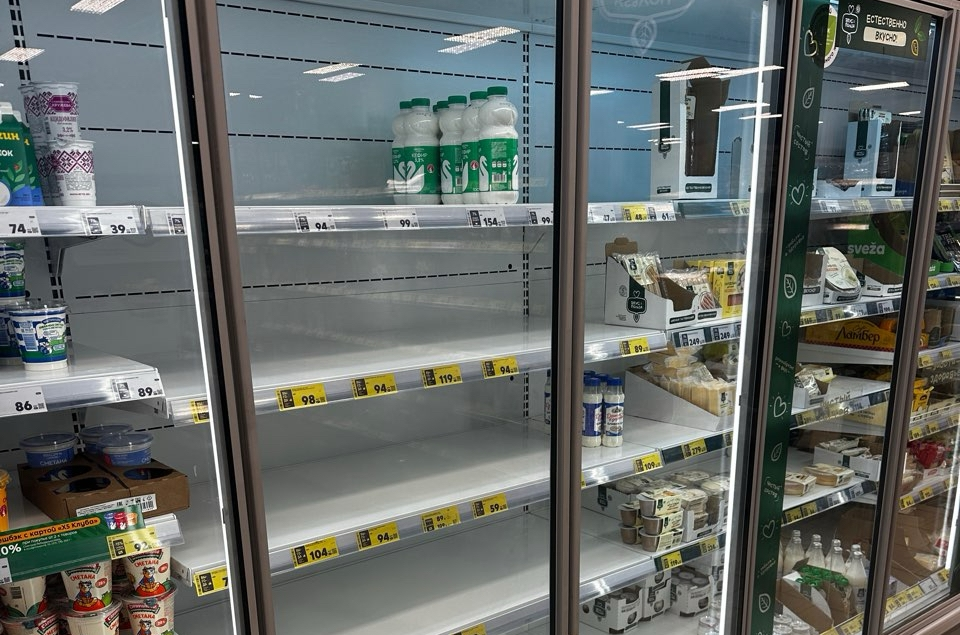 В части супермаркетов Тулы нет хлеба и молока