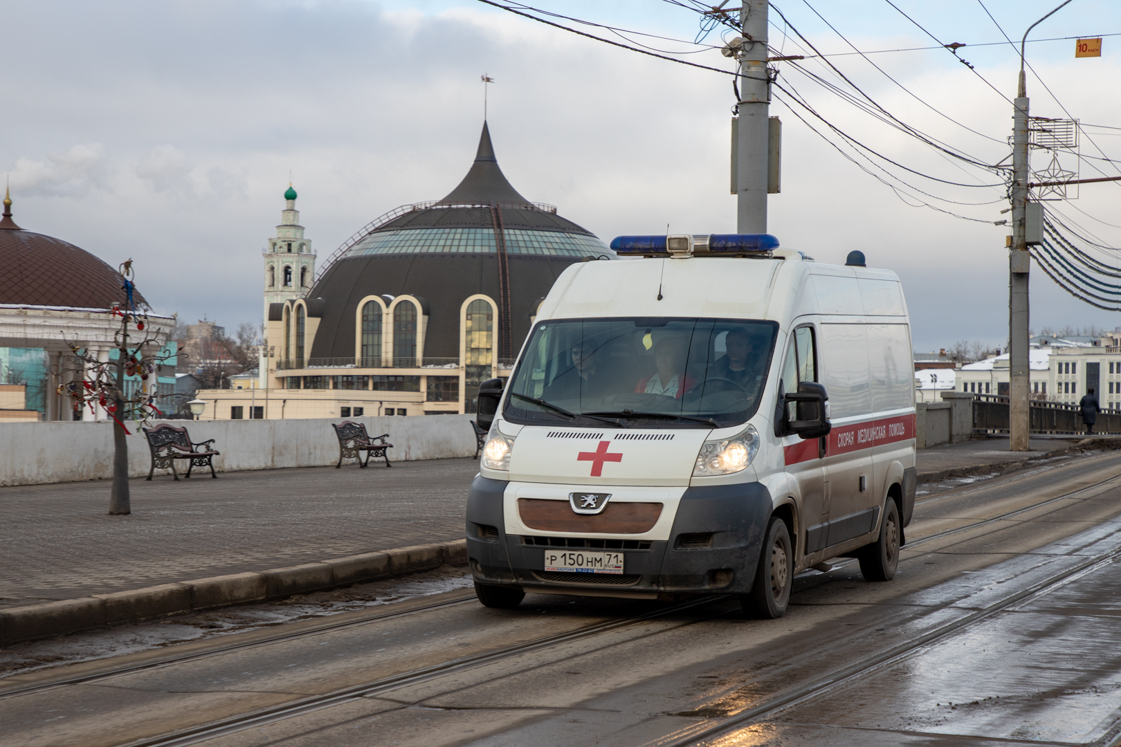 За неделю четырех человек в Тульской области доставили в больницу на вертолете санавиации