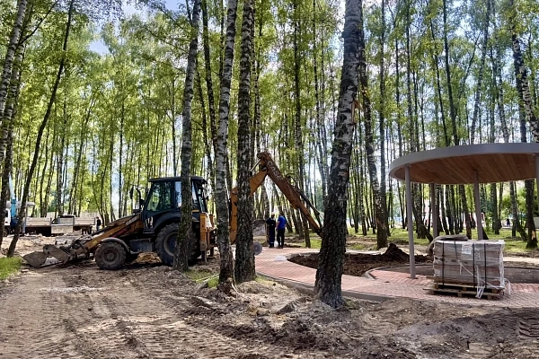 В Суворове обустраивают Детский парк с памп-треком