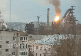 Очевидцы снова сообщают о возгорании в районе КМЗ в Туле