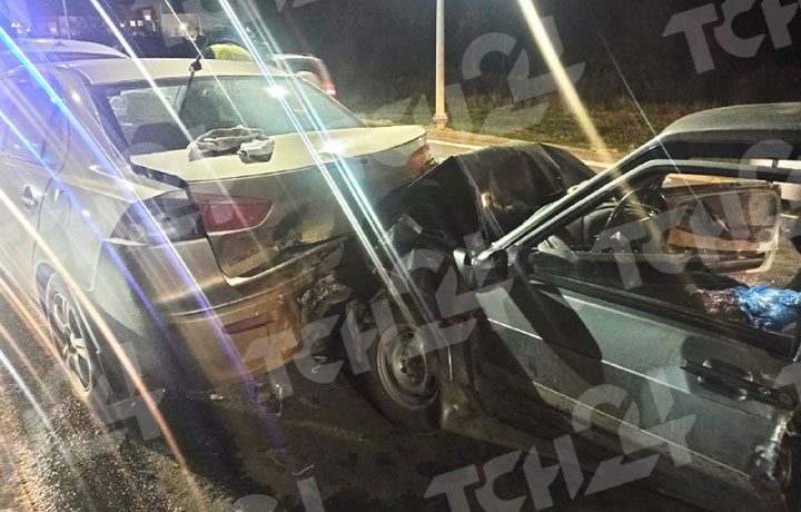 ДТП с участием трех автомобилей произошло возле деревни Ямны под Тулой