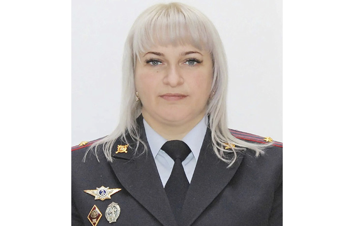 Подполковник полиции Наталья Золотова назначена начальником отделения МВД по Заокскому району