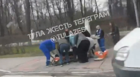 В Туле, возле Белоусовского парка, сбили пешехода