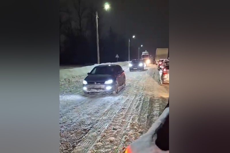 Администрация восстановила движение на Веневском шоссе в Туле — ТСН 24