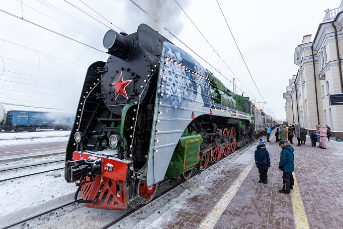 Туляки раскупили все билеты на поезд Деда Мороза
