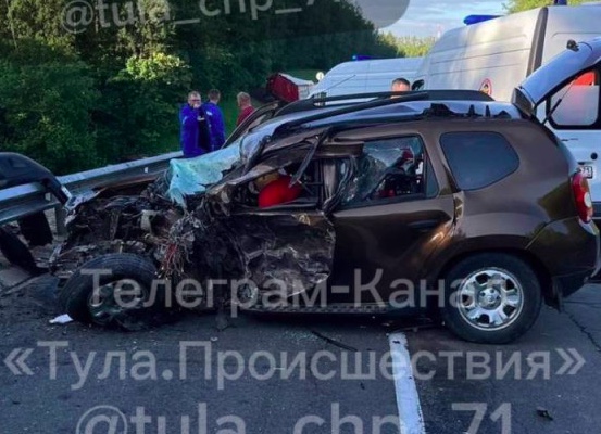 В лобовом ДТП под Тулой погиб 45-летний мужчина