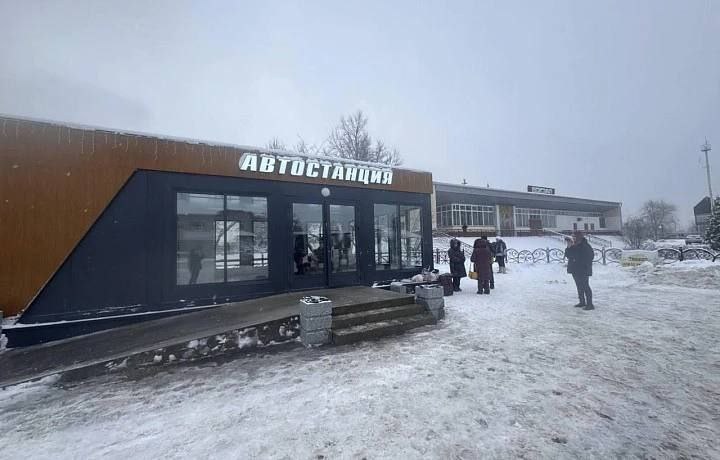 В тульском посёлке Заокский открыли новую автобусную станцию