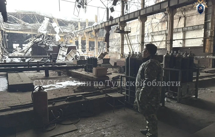 В Узловой задержали работника завода, на котором рухнула кровля цеха