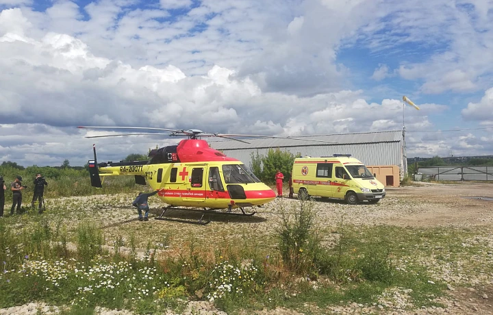 Жителя Тульской области с инсультом доставили из Египта в Москву вертолетом санитарной авиации