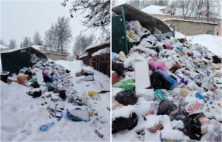 Донской, Новомосковск и Узловский район назвали худшими по вывозу мусора после снегопада