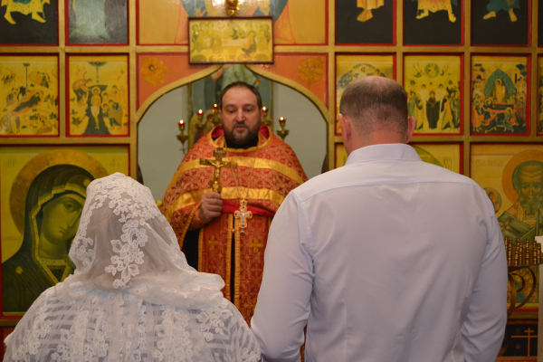 В тульской колонии провели обряд венчания