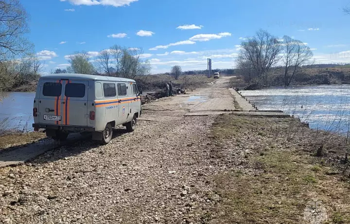 В Тульской области от воды освободились еще три моста