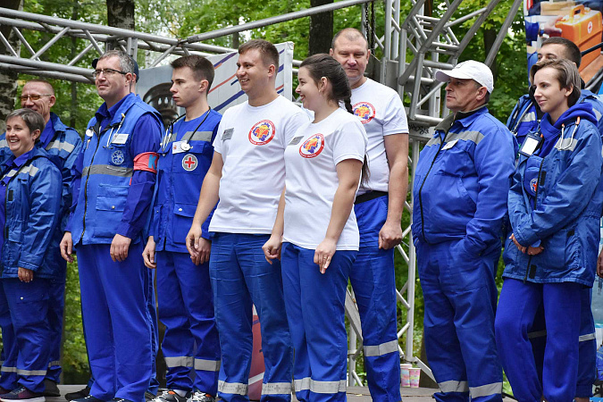 В Комсомольском парке в Туле выбрали лучшую бригаду скорой помощи