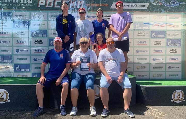 Пловцы-марафонцы из Тулы победили на чемпионате России по плаванию на открытой воде
