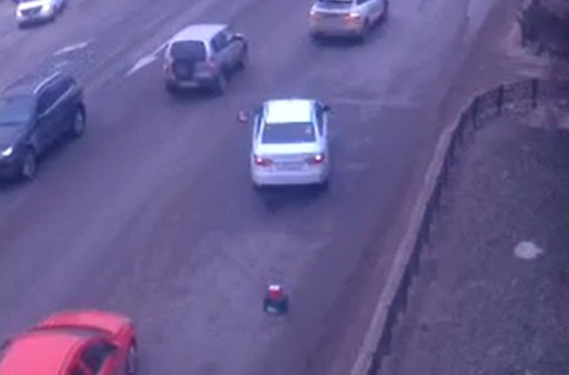 ДТП на пересечении улиц Оборонной и Некрасова в Туле вызвало автомобильную пробку