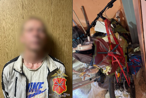 Тульские полицейские задержали мужчину, подозреваемого в краже двух велосипедов