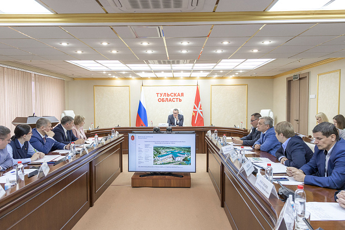 В правительстве Тульской области обсудили строительство социальных объектов региона