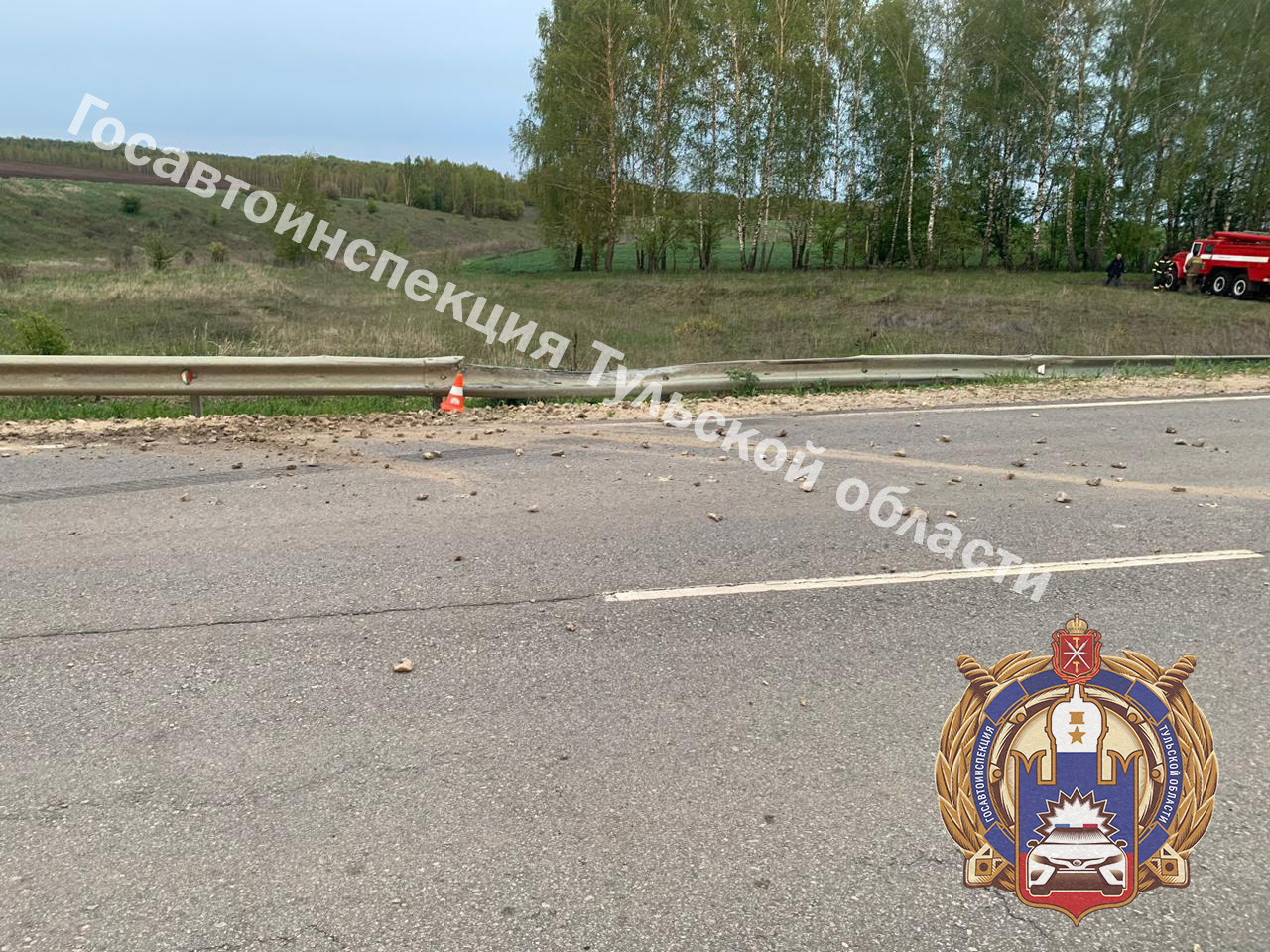 Два человека погибли в ДТП с перевернувшимся автомобилем под Тулой