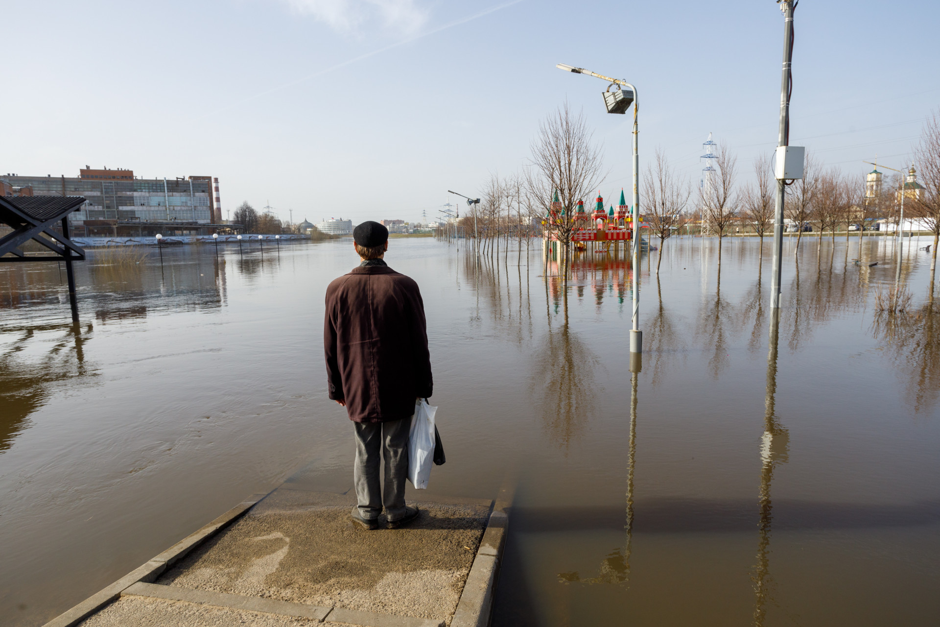 Уровень воды в Упе в центре Тулы продолжает подниматься