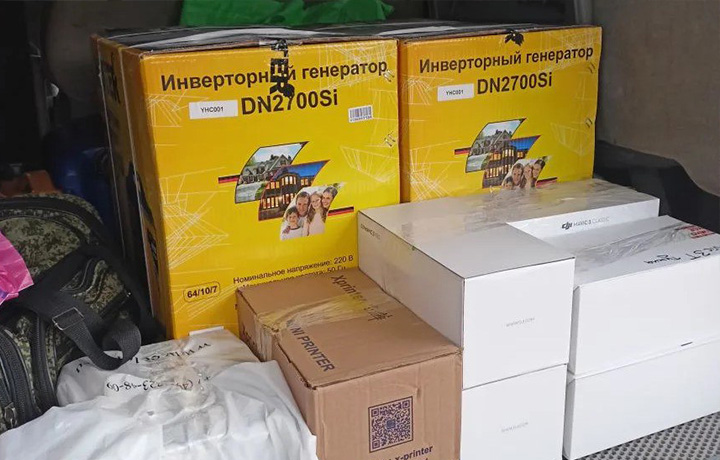 Тульские спасатели отправили в зону СВО квадрокоптеры и генераторы