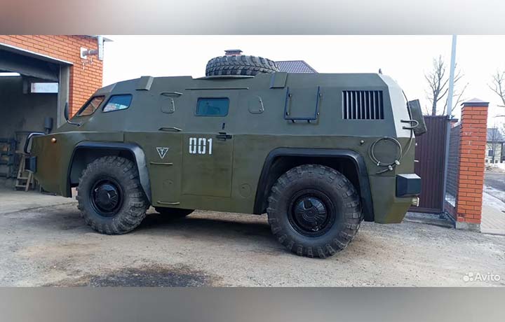 Броневик «Тигр» выставлен на продажу в Тульской области