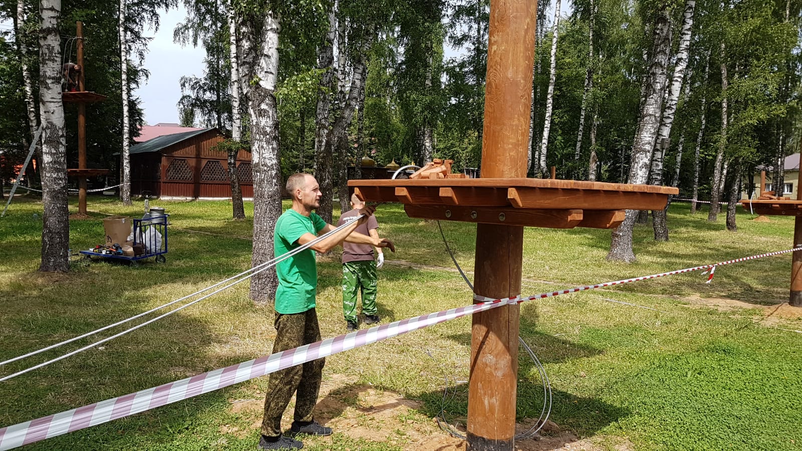 В тульском Пролетарском парке откроется веревочный парк