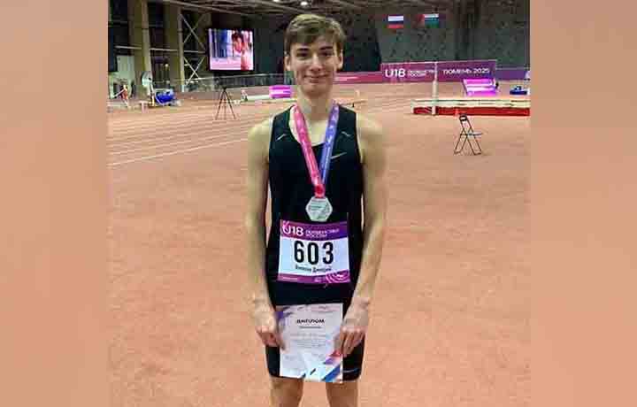 Тульский легкоатлет Дмитрий Яковлев установил личный рекорд и завоевал серебряную медаль на первенстве России